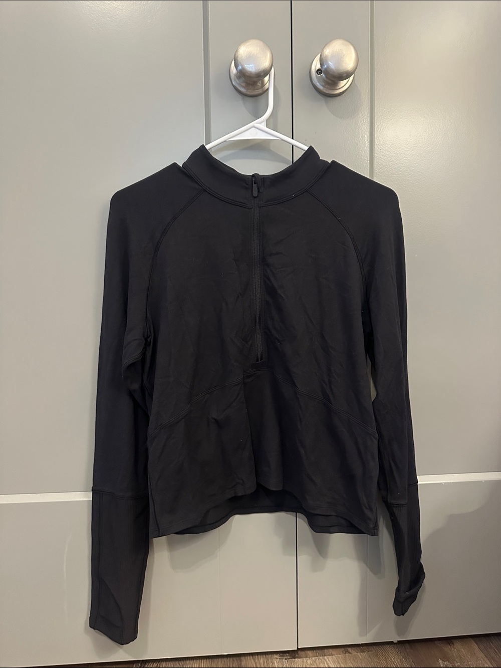 lululemon athletica Black Half-Zip Long Sleeve Pullover
